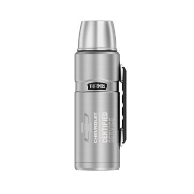 CHEVROLET Certified Service Thermos Beverage Bottle Silver