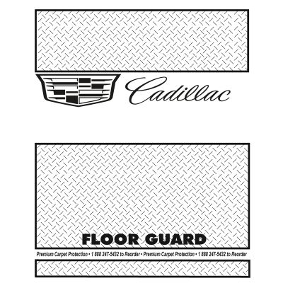CADILLAC Floor Guard Floor Mats-1 Case of 500