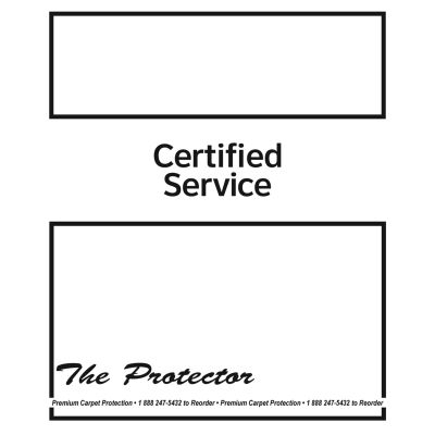 CERTIFIED SERVICE Protector Floor Mats-1 Case of 500