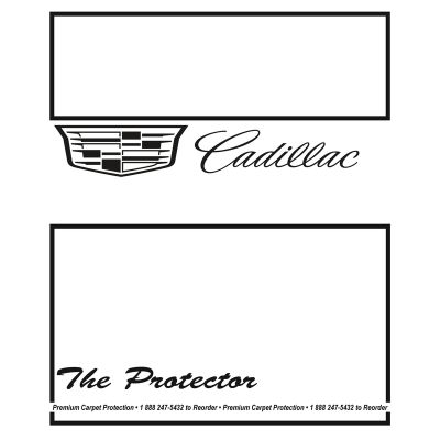 CADILLAC Protector Floor Mats-1 Case of 500