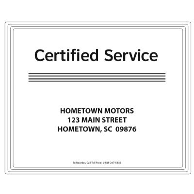 CERTIFIED SERVICE Economy Floor Mats Cases of 1,000