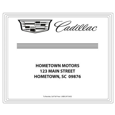 CADILLAC Economy Floor Mats Cases of 1,000