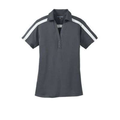 GMC CERTIFIED SERVICE Performance Ladies Colorblock Stripe Polo