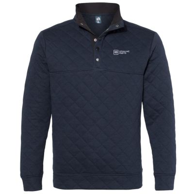 GM Genuine Parts Men's Quilted Snap Pullover