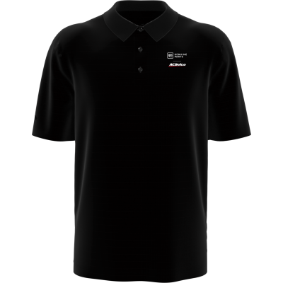 GM ACDelco Callaway Eco Horizontal Textured Polo-BLACK-SM