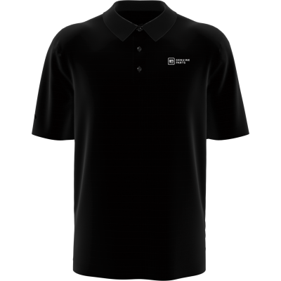 GM Genuine Parts Callaway Eco Horizontal Textured Polo-SM-BLACK