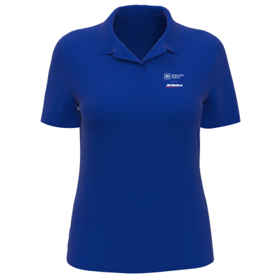 GM ACDelco Ladies' Callaway Eco Horizontal Textured Polo-BLUE-SM