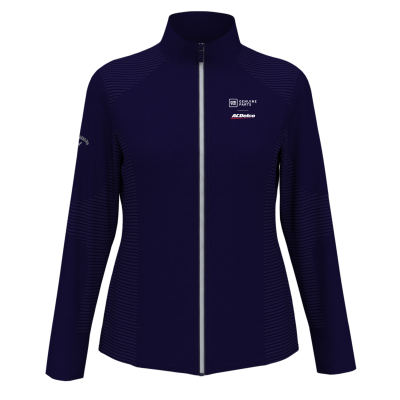 GM ACDelco Ladies' Callaway Full-Zip Ottoman Jacket-BLUE-SM