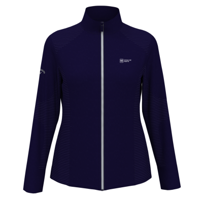 GM Genuine Parts Ladies' Callaway Full-Zip Ottoman Jacket-BLUE-SM