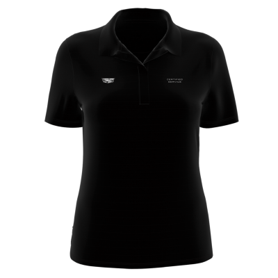 Cadillac Certified Service Ladies' Callaway Eco Horizontal Textured Polo