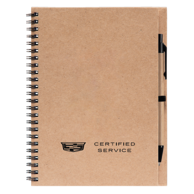 Cadillac Recycled Journal & Kraft Pen Set