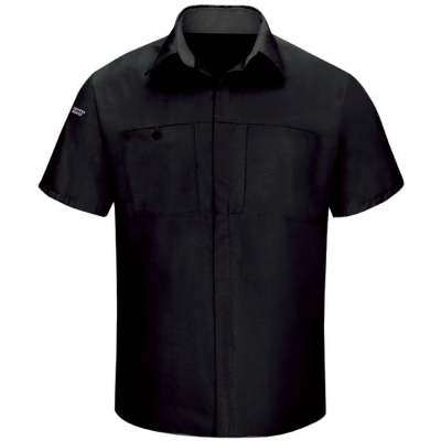 CHEVROLET Certified Service Men's Short Sleeve Performance Plus Shop Shirt with Oilblok Technology