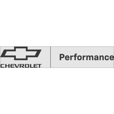 CHEVROLET PERFORMANCE LOGO - HORZ/NEG (CLICK ON ICON FOR ALL EXTENSIONS)