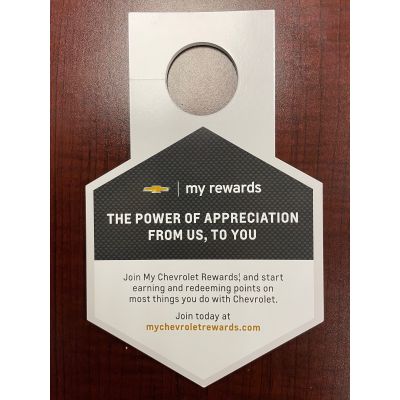 Chevrolet - Power of Appreciation Mirror Hangers
