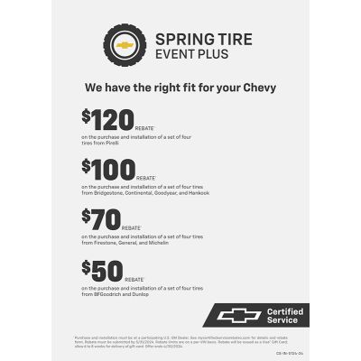 INSERT - CHEVROLET CERTIFIED SERVICE SPRING ARCYLIC (EA)