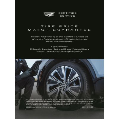 INSERT - CADILLAC CERTIFIED SERV FALL ACRYLIC (EA)