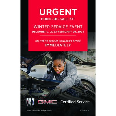 LABEL - BUICK GMC CERTIFIED SERVICE WINTER BOX (EA)
