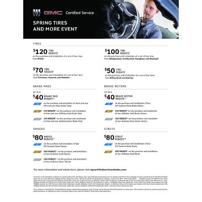 SELL SHEET - BUICK GMC CERTIFIED SERVICE SPRING ADVISOR (EA)