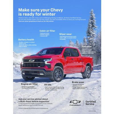 SELL SHEET - CHEVROLET WINTER SERVICE EVENT