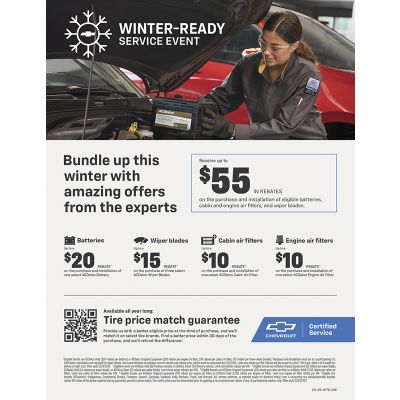 SELL SHEET - CHEVROLET WINTER SERVICE EVENT ELECTRONIC