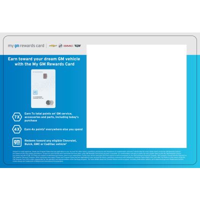 GM CARD BUICK DESK MAT WITH INSERT