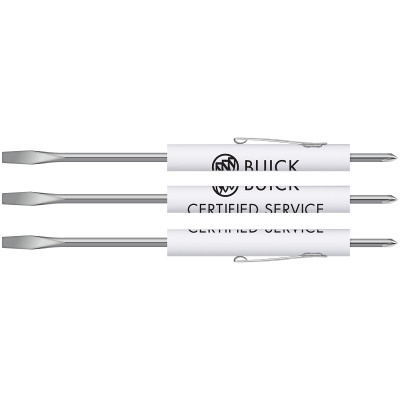 BUICK CERTIFIED SERVICE Pocket Screwdriver w/Phillips Head Blade