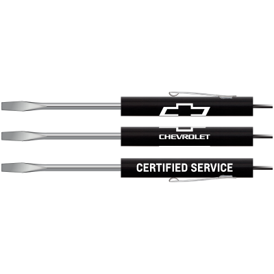 CHEVROLET CERTIFIED SERVICE Pocket Screwdriver w/Straight Hex