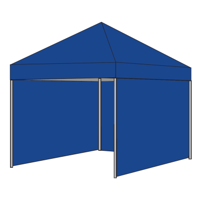 CHEVROLET CERTIFIED SERVICE Full Wall Kit-Add On for 10' x 10' Pop-UP Tent