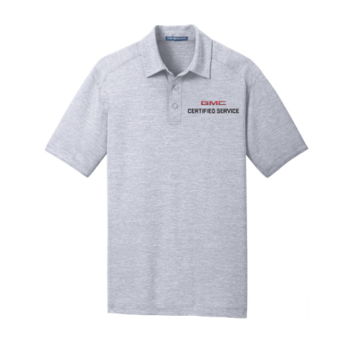 GMC CERTIFIED SERVICE Port Authority Men's Jersey Digi Heather Polo