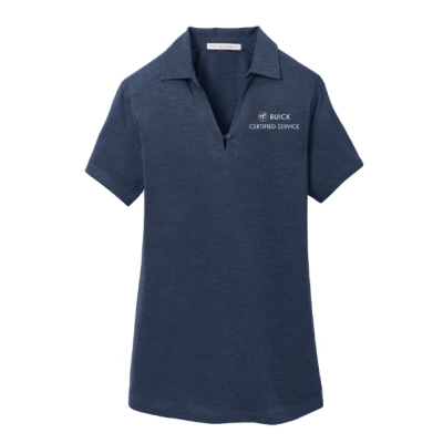 BUICK CERTIFIED SERVICE Ladies Jersey Digi Heather Polo