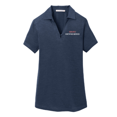 GMC CERTIFIED SERVICE Ladies Jersey Digi Heather Polo