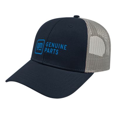 GM Genuine Parts Low Profile Trucker Cap with Modified Flat Bill
