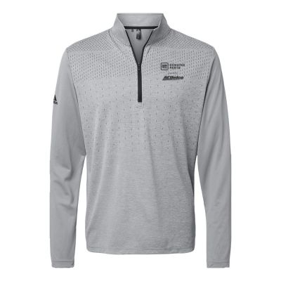 GM ACDelco Men's Adidas Heather Block Print Quarter-Zip Pullover
