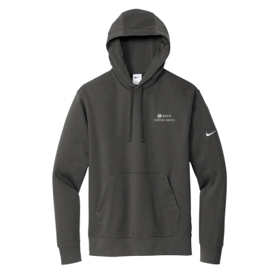 BUICK Certified Service Nike Club Fleece Sleeve Swoosh Pullover Hoodie-GY-XS