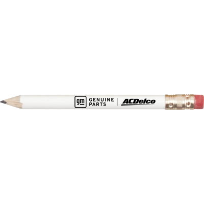 GM ACDelco Round Wooden Golf Pencil With Eraser