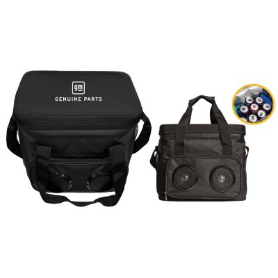 GM Genuine Parts Groove Cooler With Bluetooth Speakers
