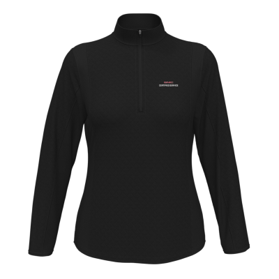 GMC Certified Service Ladies' Callaway Diamond Quilted Fleece 1/4-Zip