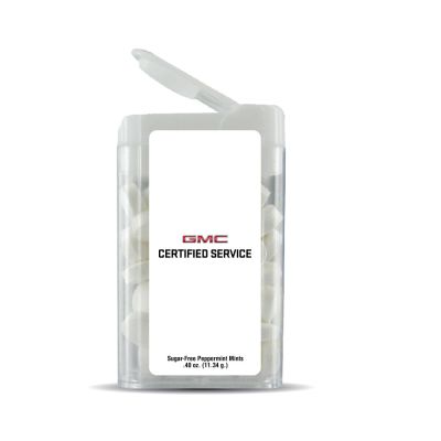 GMC Certified Service Flip-Top Mint Dispenser