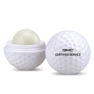 GMC Certified Service Golf Ball Shaped Lip Moisturizer Container
