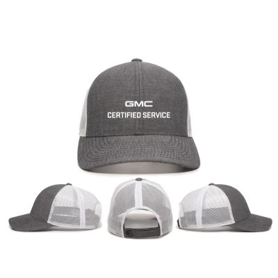 GMC Certified Service Heathered Mesh-Back Cap
