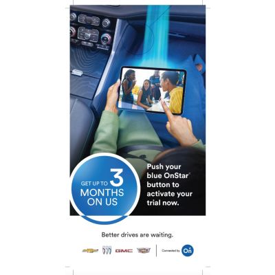 OnStar Remarketing Trial Offer Mirror Hanger