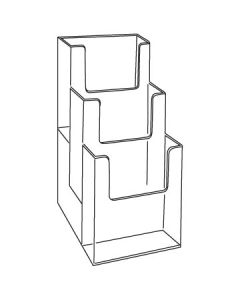HOLDER - 3-TIER PLASTIC FOR PROTECTION PLAN BROCH LIMIT 2