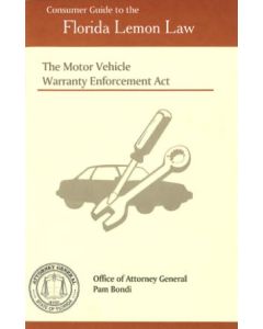 FLORIDA LEMON LAW BOOKLET - MAY 2013
