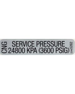 LABEL - CNG TK SERVICE PRESS INFO BULLETIN 13365 (EACH)