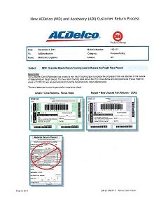 LETTER - CROSS DOCK RETURN LABELS INSTR CCRC FHE (DOWNLOAD)