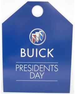 BUICK PRESIDENTS DAY HANG TAG