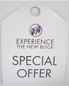 BUICK SPECIAL OFFER HANG TAG