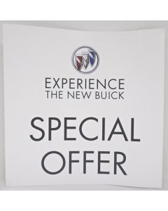 BUICK SPECIAL OFFER WINDOW CLING-100PK