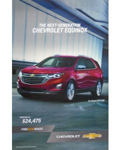 2017 CHEVROLET EQUINOX POS KIT POSTER A