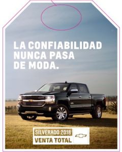 2018 SILVERADO SELLDOWN SPANISH HANG TAGS